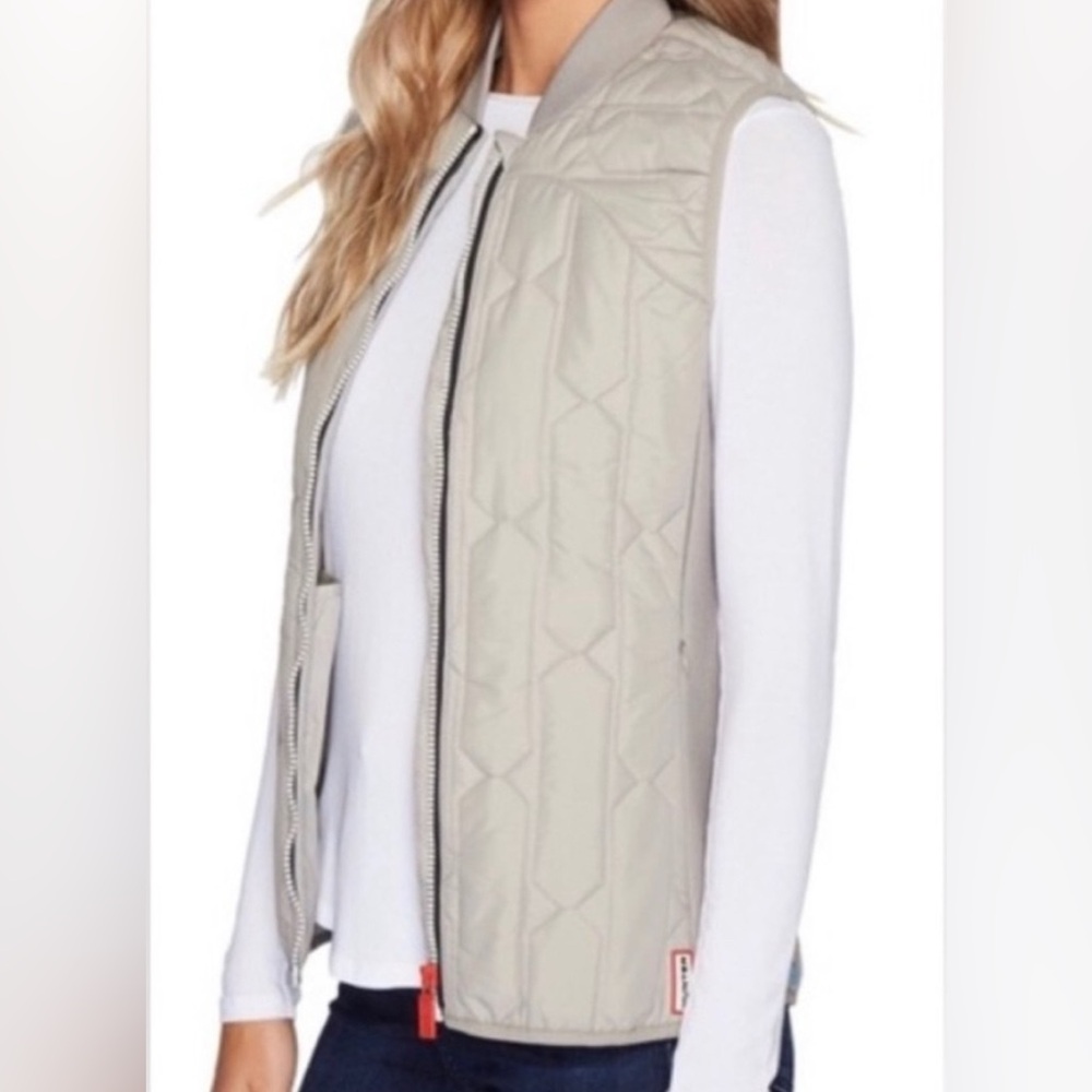 Hunter Original Midlayer Gilet Vest Size Large Stone Color